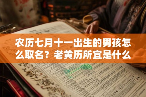 农历七月十一出生的男孩怎么取名?老黄历所宜是什么? 农历七月十一出生的男孩怎么取名?老黄历所宜是什么?