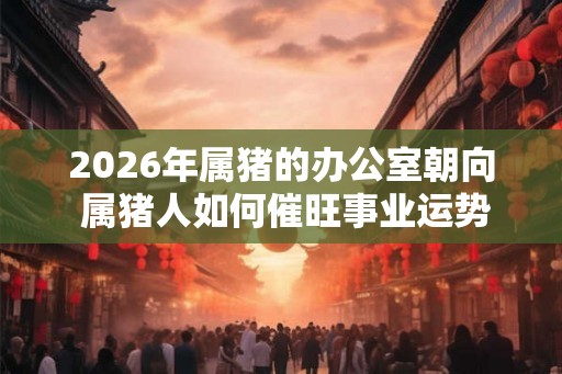 2026年属猪的办公室朝向 属猪人如何催旺事业运势