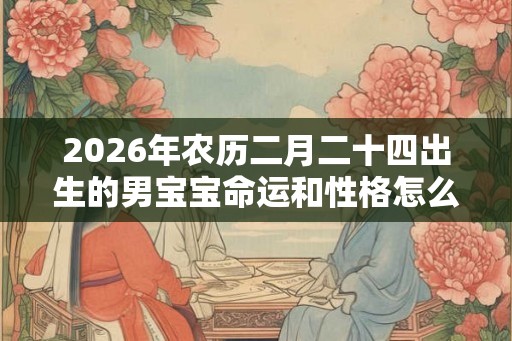 2026年农历二月二十四出生的男宝宝命运和性格怎么样？