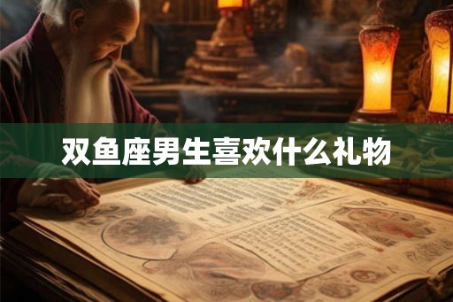 双鱼座男生喜欢什么礼物 双鱼座男生喜欢什么礼物