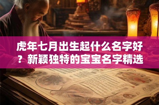 虎年七月出生起什么名字好？新颖独特的宝宝名字精选