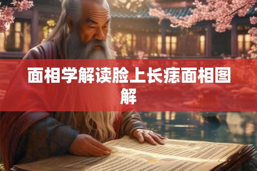 面相学解读脸上长痣面相图解