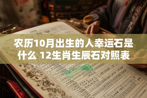 农历10月出生的人幸运石是什么 12生肖生辰石对照表