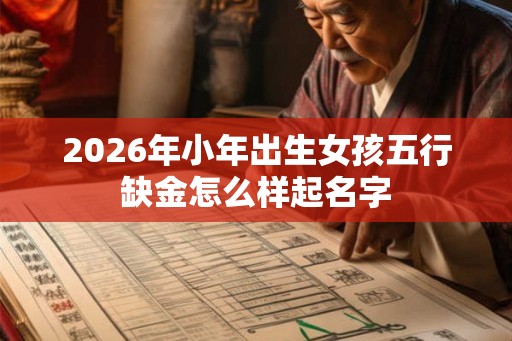 2026年小年出生女孩五行缺金怎么样起名字