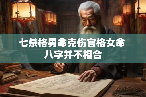 七杀格男命克伤官格女命 八字并不相合