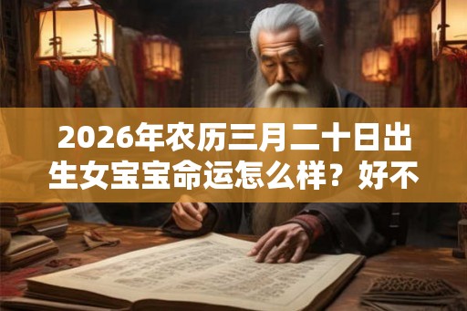2026年农历三月二十日出生女宝宝命运怎么样？好不好？