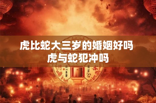 虎比蛇大三岁的婚姻好吗 虎与蛇犯冲吗