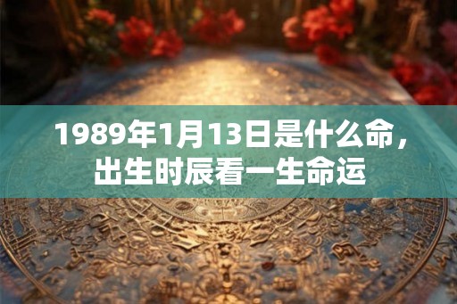 1989年1月13日是什么命,出生时辰看一生命运 1989年1月13日是什么命,出生时辰看一生命运
