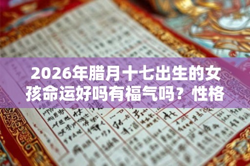 2026年腊月十七出生的女孩命运好吗有福气吗？性格如何？