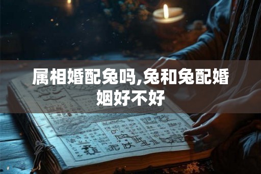 属相婚配兔吗,兔和兔配婚姻好不好