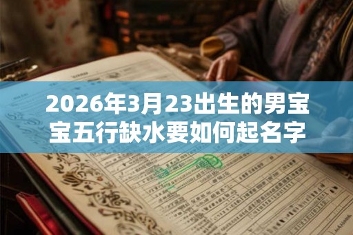 2026年3月23出生的男宝宝五行缺水要如何起名字 2026年3月23出生的男宝宝五行缺水要如何起名字