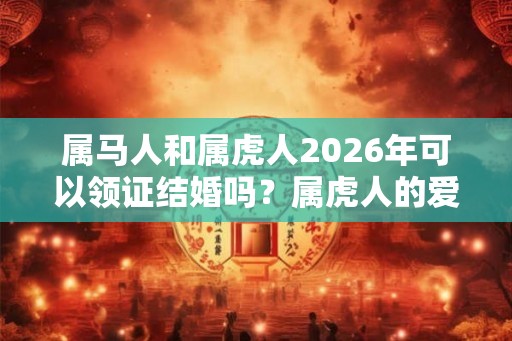 属马人和属虎人2026年可以领证结婚吗？属虎人的爱情观