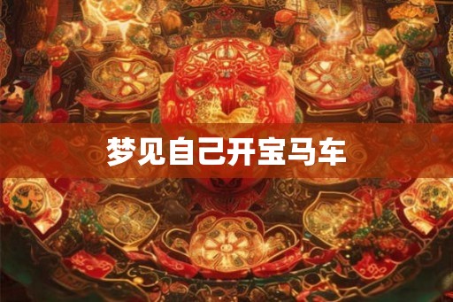 梦见自己开宝马车