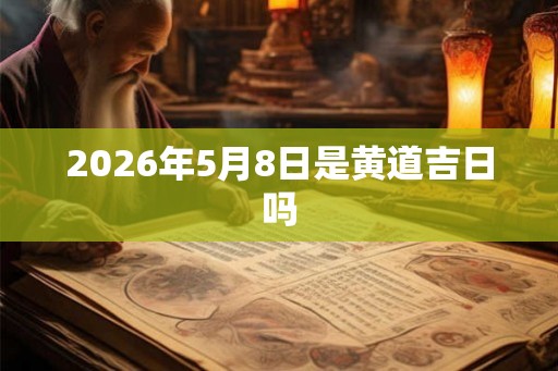 2026年5月8日是黄道吉日吗
