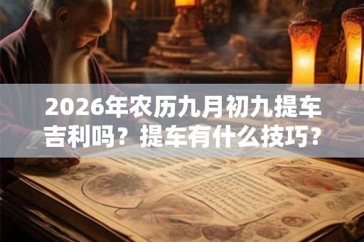 2026年农历九月初九提车吉利吗？提车有什么技巧？