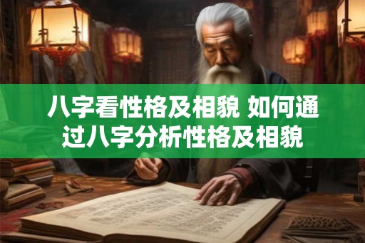 八字看性格及相貌 如何通过八字分析性格及相貌 八字看性格及相貌 如何通过八字分析性格及相貌