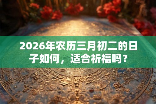 2026年农历三月初二的日子如何，适合祈福吗？
