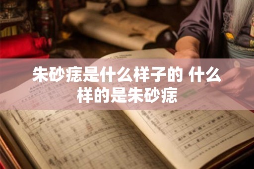 朱砂痣是什么样子的 什么样的是朱砂痣