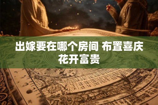 出嫁要在哪个房间 布置喜庆花开富贵
