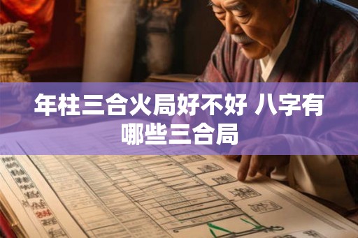 年柱三合火局好不好 八字有哪些三合局