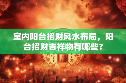 室内阳台招财风水布局,阳台招财吉祥物有哪些? 室内阳台招财风水布局,阳台招财吉祥物有哪些?