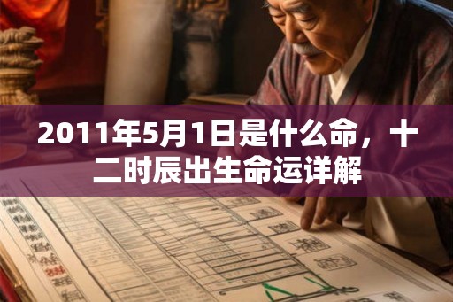2011年5月1日是什么命，十二时辰出生命运详解