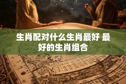 生肖配对什么生肖最好 最好的生肖组合