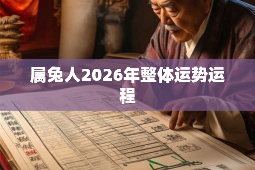 属兔人2026年整体运势运程