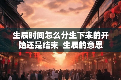 生辰时间怎么分生下来的开始还是结束  生辰的意思