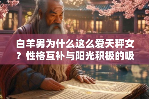 白羊男为什么这么爱天秤女？性格互补与阳光积极的吸引力