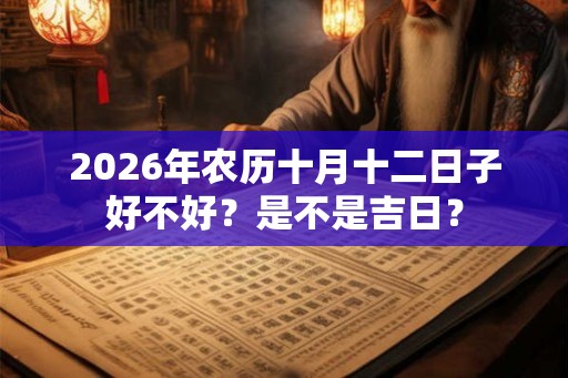 2026年农历十月十二日子好不好？是不是吉日？