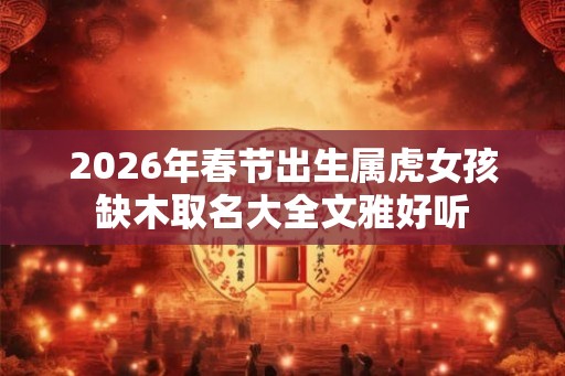 2026年春节出生属虎女孩缺木取名大全文雅好听
