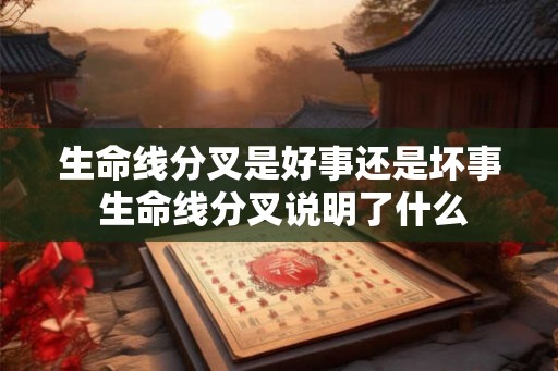 生命线分叉是好事还是坏事 生命线分叉说明了什么