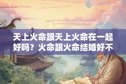 天上火命跟天上火命在一起好吗？火命跟火命结婚好不好？