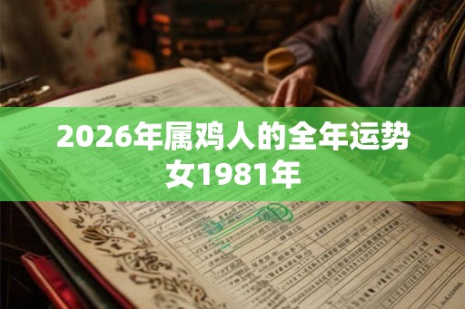 2026年属鸡人的全年运势女1981年 2026年属鸡人的全年运势女1981年