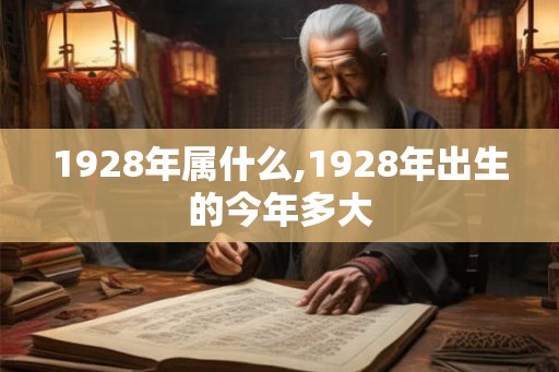 1928年属什么,1928年出生的今年多大
