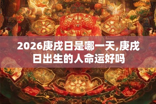2026庚戌日是哪一天,庚戌日出生的人命运好吗 2026庚戌日是哪一天,庚戌日出生的人命运好吗