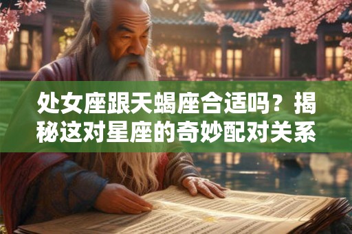 处女座跟天蝎座合适吗？揭秘这对星座的奇妙配对关系