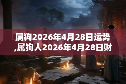 属狗2026年4月28日运势,属狗人2026年4月28日财运,生肖狗2026年4月28日运势