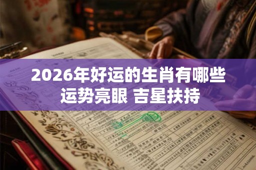2026年好运的生肖有哪些 运势亮眼 吉星扶持 2026年好运的生肖有哪些 运势亮眼 吉星扶持