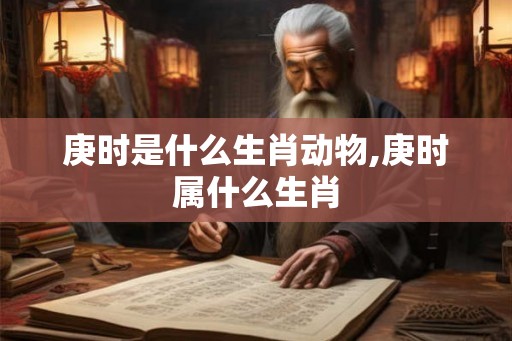 庚时是什么生肖动物,庚时属什么生肖
