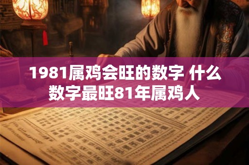 1981属鸡会旺的数字 什么数字最旺81年属鸡人 1981属鸡会旺的数字 什么数字最旺81年属鸡人
