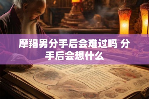 摩羯男分手后会难过吗 分手后会想什么 摩羯男分手后会难过吗 分手后会想什么