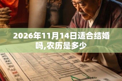 2026年11月14日适合结婚吗,农历是多少 2026年11月14日适合结婚吗,农历是多少