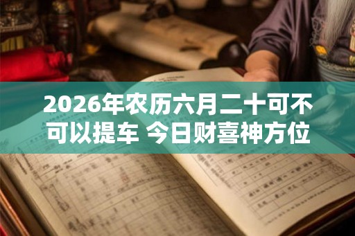 2026年农历六月二十可不可以提车 今日财喜神方位
