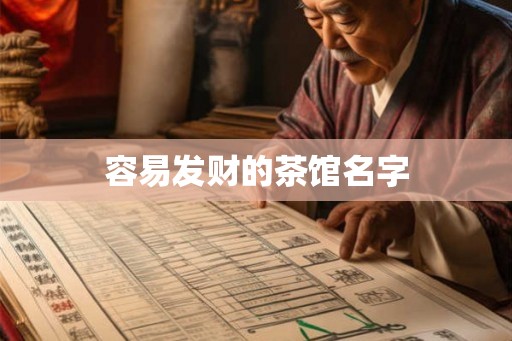 容易发财的茶馆名字