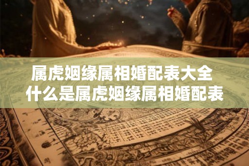 属虎姻缘属相婚配表大全 什么是属虎姻缘属相婚配表