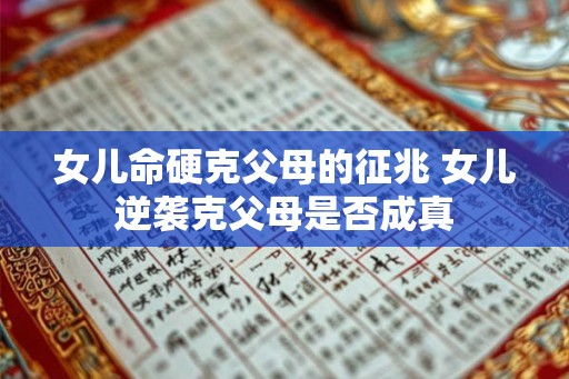 女儿命硬克父母的征兆 女儿逆袭克父母是否成真