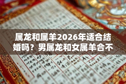属龙和属羊2026年适合结婚吗?男属龙和女属羊合不合? 属龙和属羊2026年适合结婚吗?男属龙和女属羊合不合?
