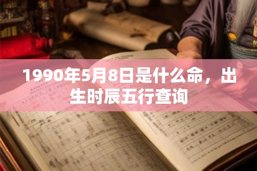 1990年5月8日是什么命，出生时辰五行查询